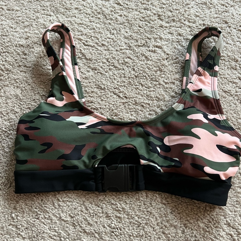 Camo Bathingsuit Top